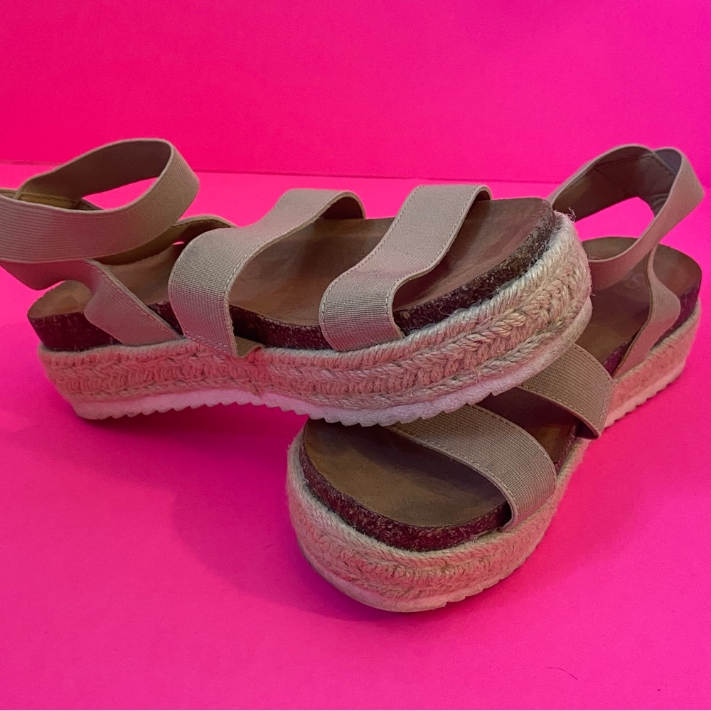 Stylist Tan Women Platform Sandles